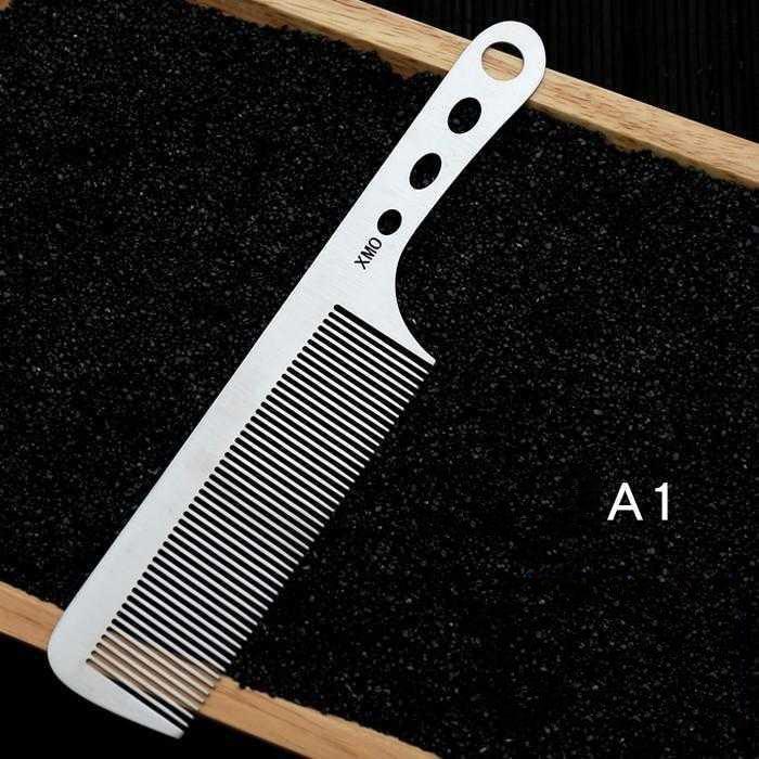 Stainless steel hair comb