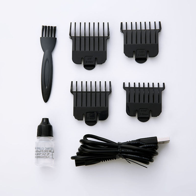 Professional-Grade USB Rechargeable Hair Clippers