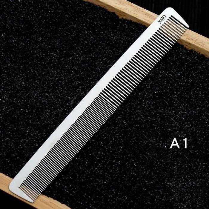 Stainless steel hair comb