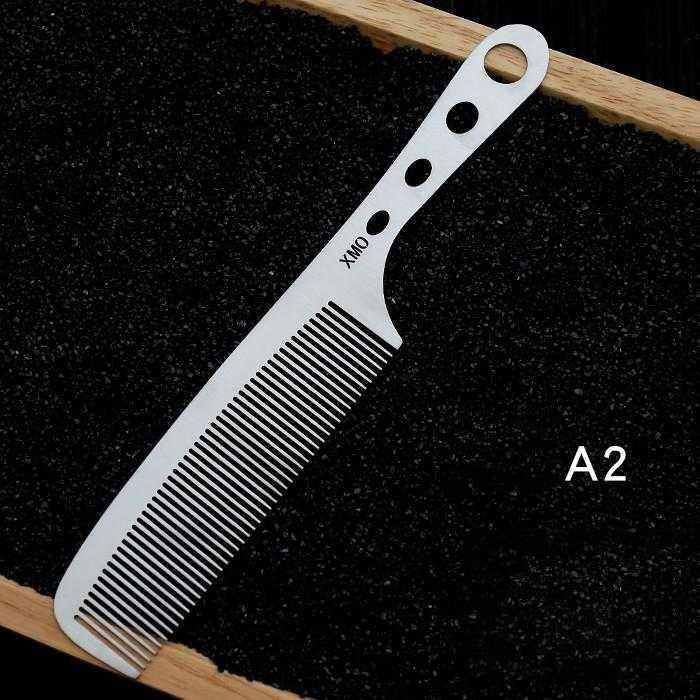 Stainless steel hair comb