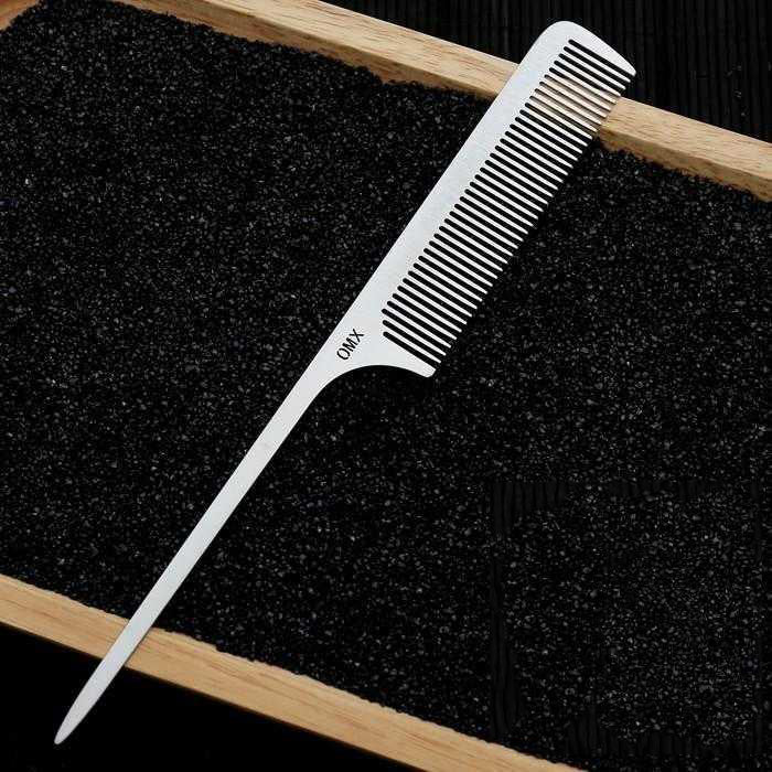 Stainless steel hair comb